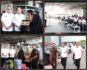 Wali Kota Palembang dan Kejari Serahkan Gerobak Bakso untuk Eks Napiter