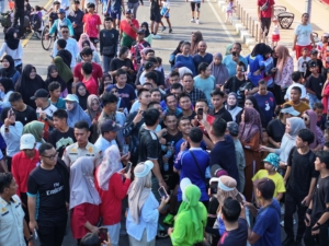 Tak Hanya Warga Palembang, Wisatawan Antusias Coba Car Free Day, Ratu Dewa Rencanakan Jadi Agenda Mingguan