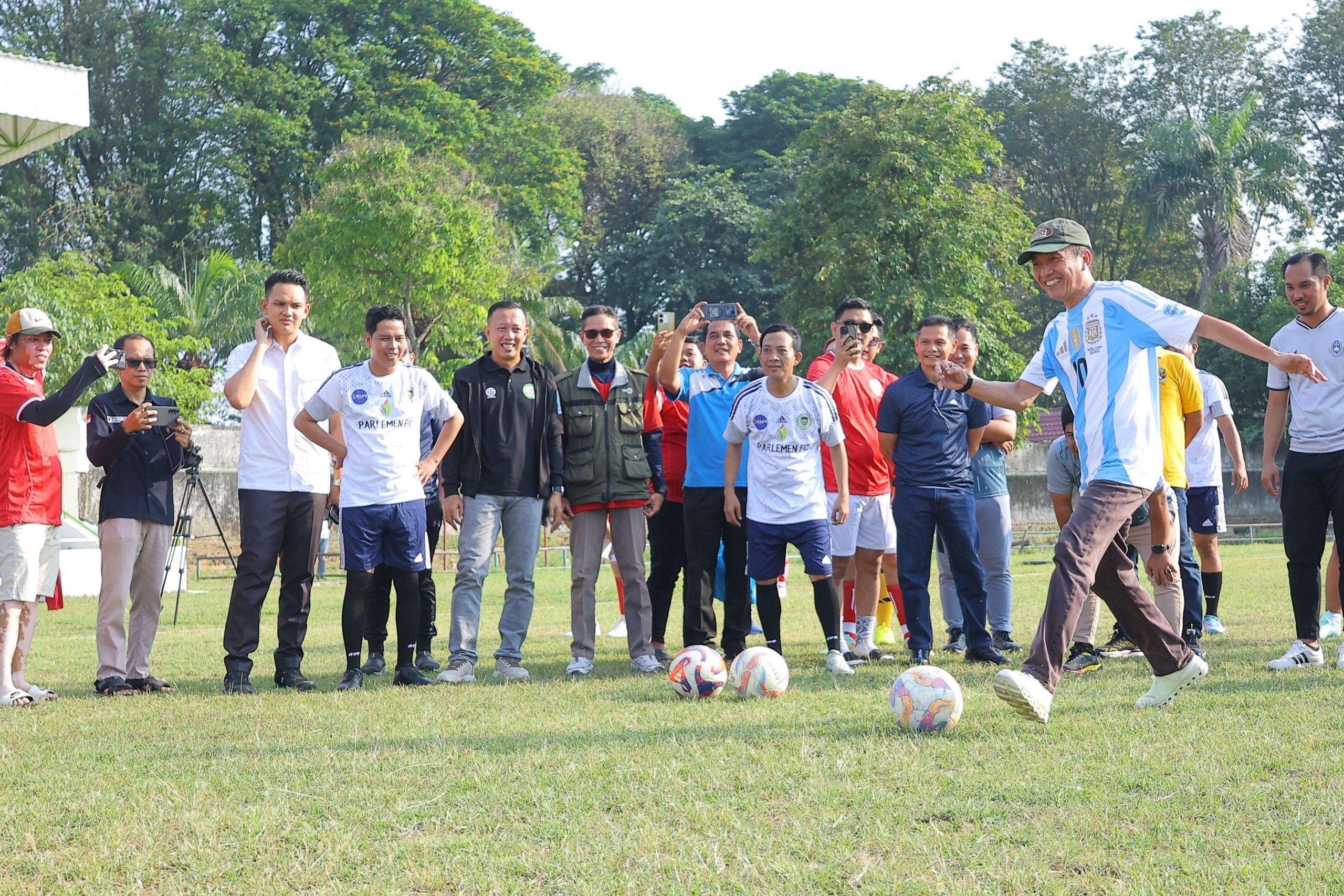 Buka Fun Game Mini Soccer IJTI Sumsel 2026, Ratu Dewa Ajak Jurnalis Perkuat Solidaritas