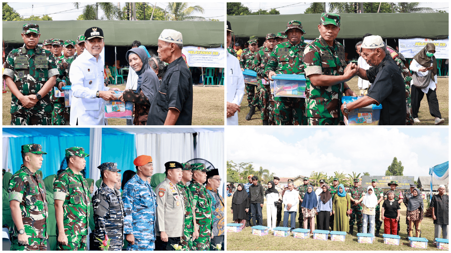 Wali Kota Palembang Buka TMMD ke-129, Perkuat Kolaborasi TNI dan Pemkot Bangun Infrastruktur dan Tingkatkan Kesejahteraan Warga