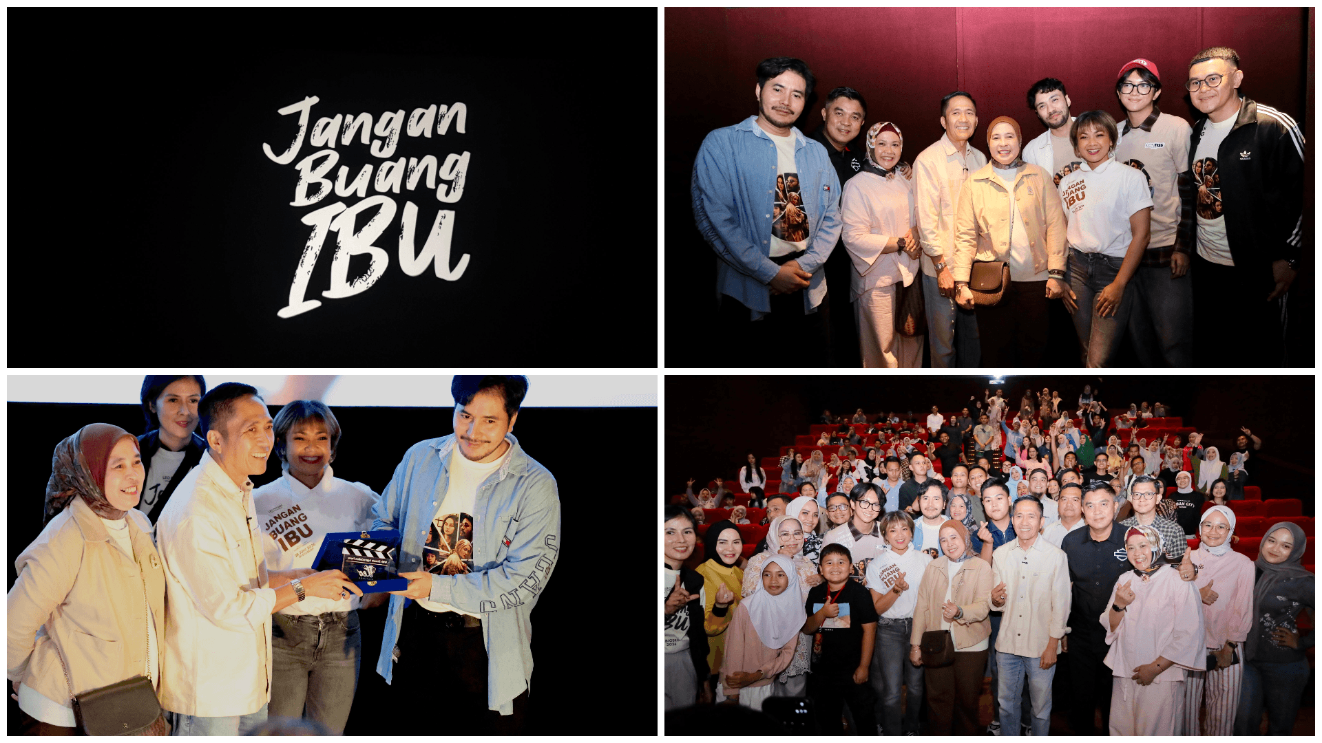 Hadiri Gala Premiere “Jangan Buang Ibu”, Wali Kota Ratu Dewa Ajak Warga Muliakan Ibu